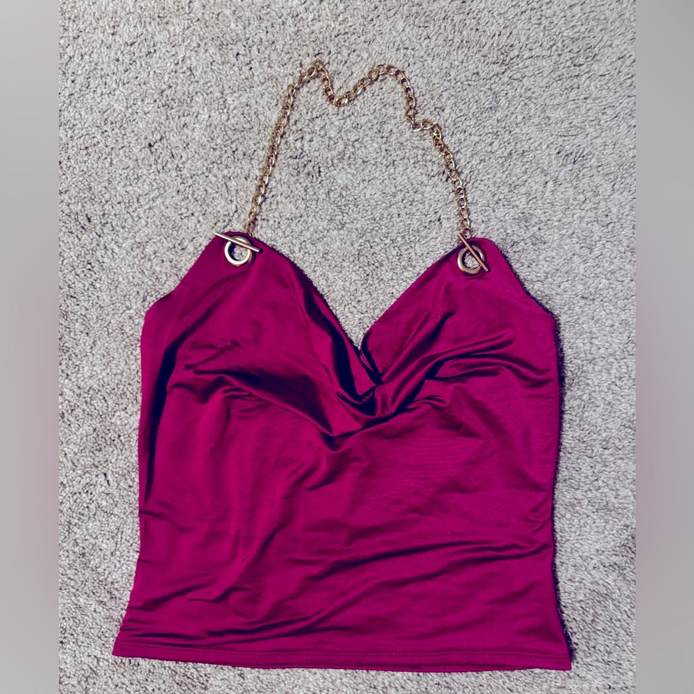 Chain halter top